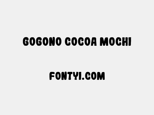 Gogono Cocoa Mochi