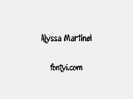 Alyssa Martinel