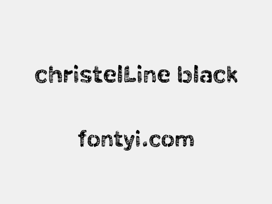 christelLine black