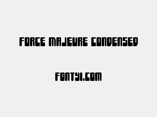 Force Majeure Condensed