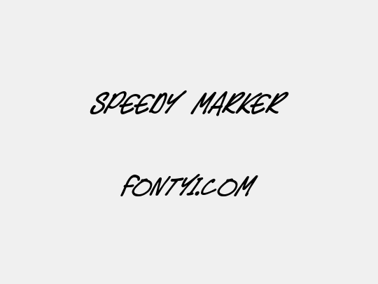 Speedy Marker