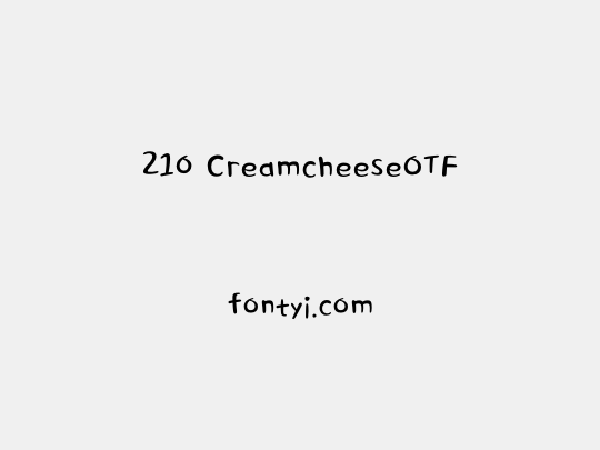 210 CreamcheeseOTF