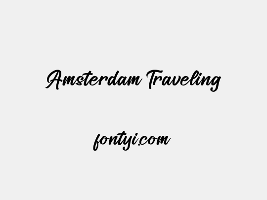 Amsterdam Traveling