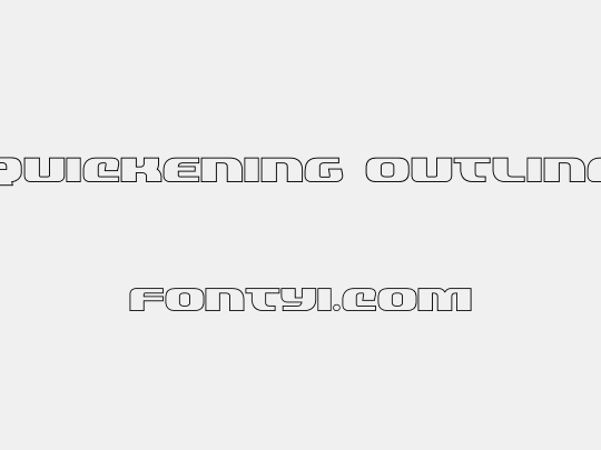 Quickening Outline
