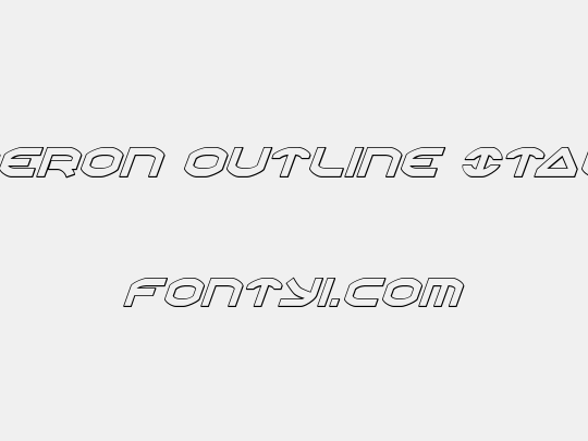 Oberon Outline Italic
