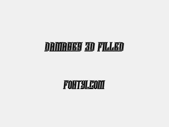 Damages 3D Filled