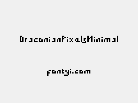 DraconianPixelsMinimal