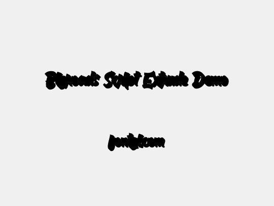 Bigroads Script Extrude Demo