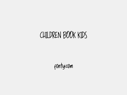 CHILDREN BOOK KIDS