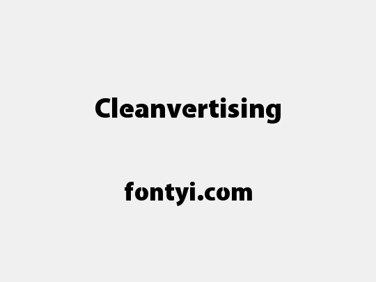 Cleanvertising