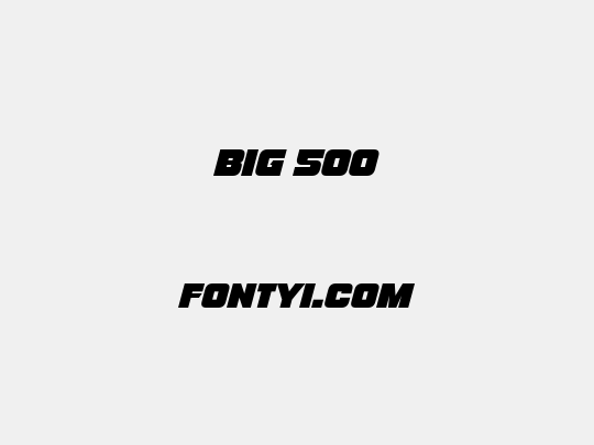 Big 500