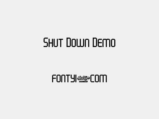 Shut Down Demo
