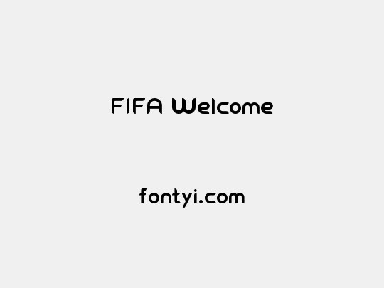FIFA Welcome