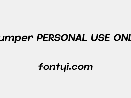Jumper PERSONAL USE ONLY