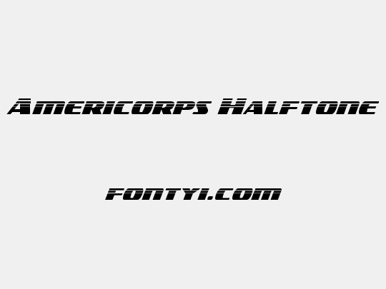 Americorps Halftone