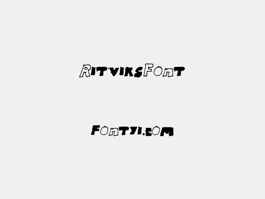 RitviksFont