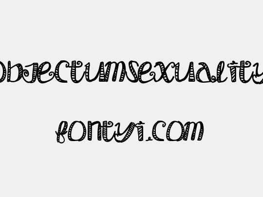 ObjectumSexuality