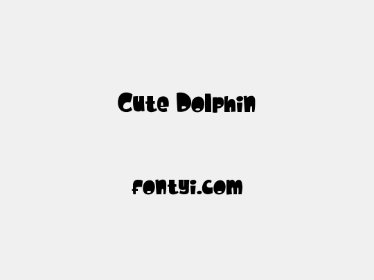 Cute Dolphin