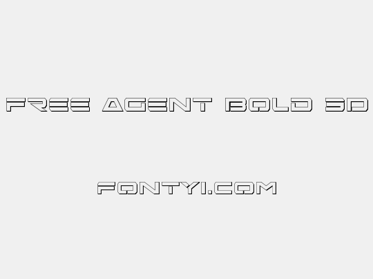 Free Agent Bold 3D