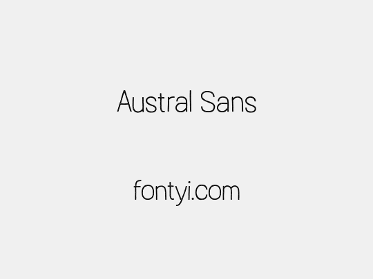 Austral Sans