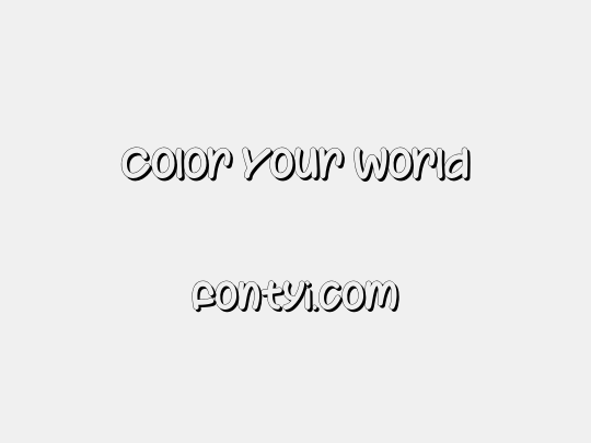Color Your World