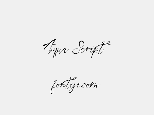 Aqua Script