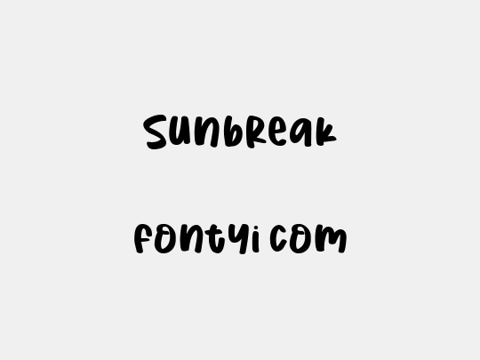 Sunbreak