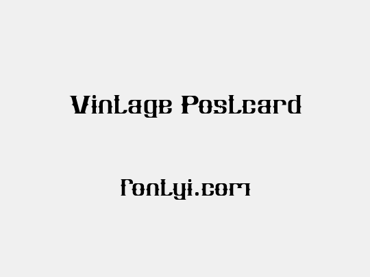 Vintage Postcard