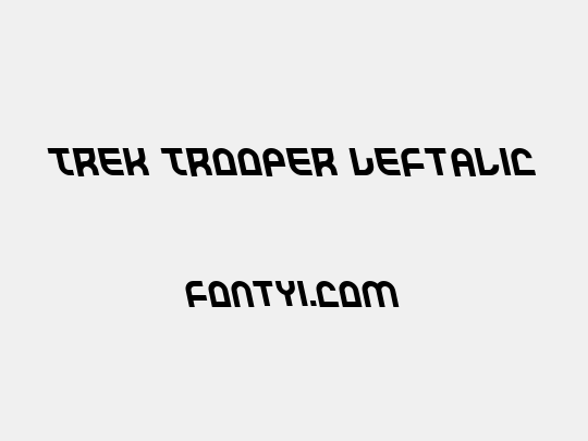Trek Trooper Leftalic