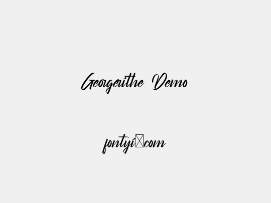 Georgerithe Demo