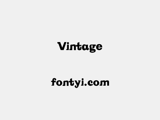 Vintage