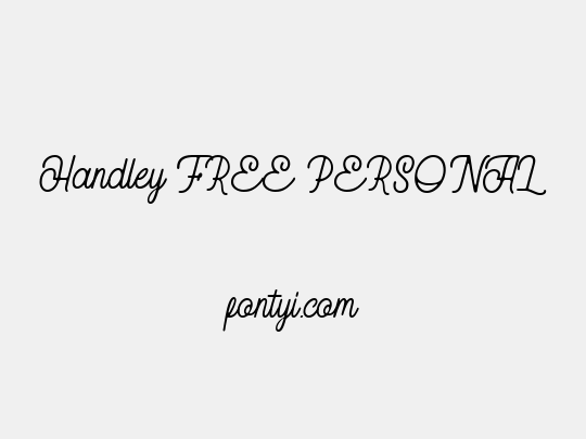 Handley FREE PERSONAL