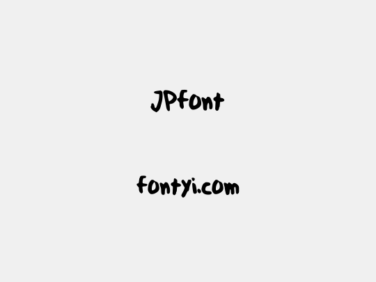JPfont