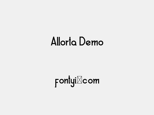 Allorta Demo