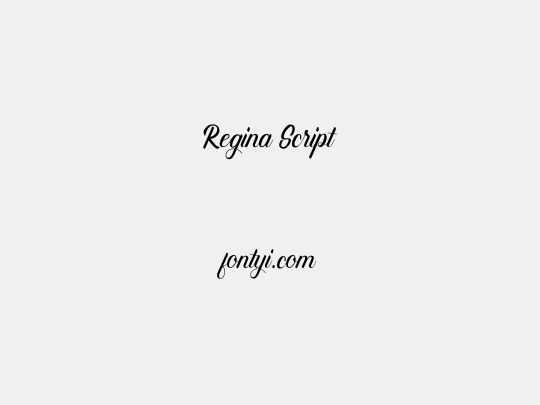 Regina Script