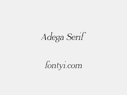 Adega Serif