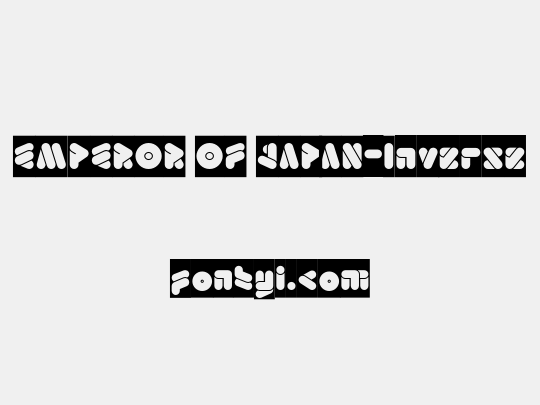 EMPEROR OF JAPAN-Inverse