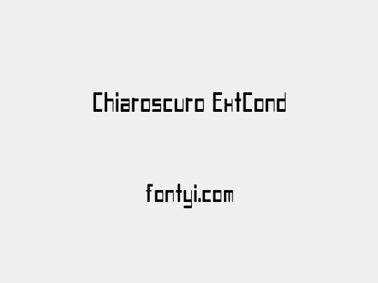 Chiaroscuro ExtCond