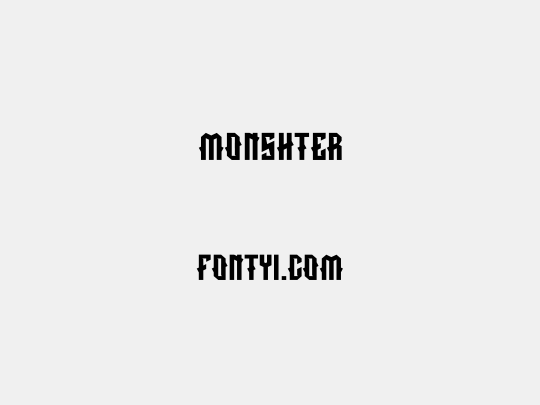 MONSHTER
