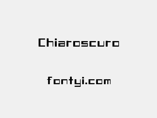 Chiaroscuro