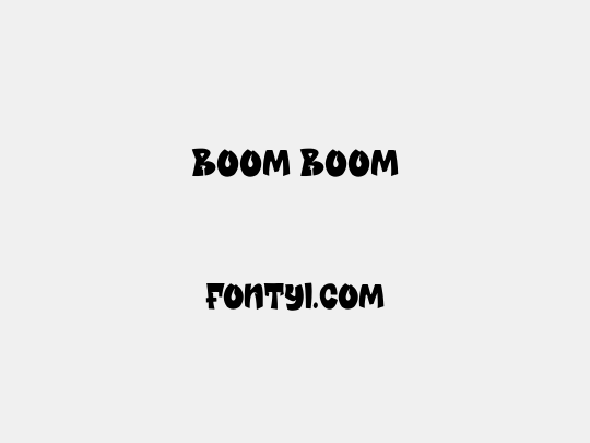 Boom Boom
