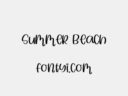 Summer Beach