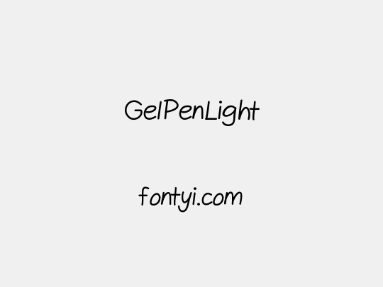 GelPenLight