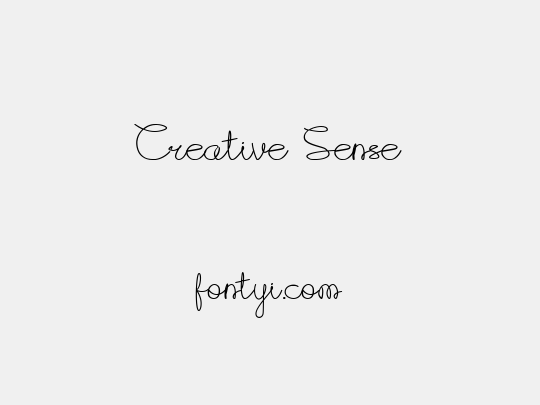 Creative Sense