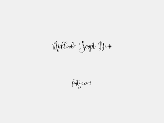 Mollinda Script Demo
