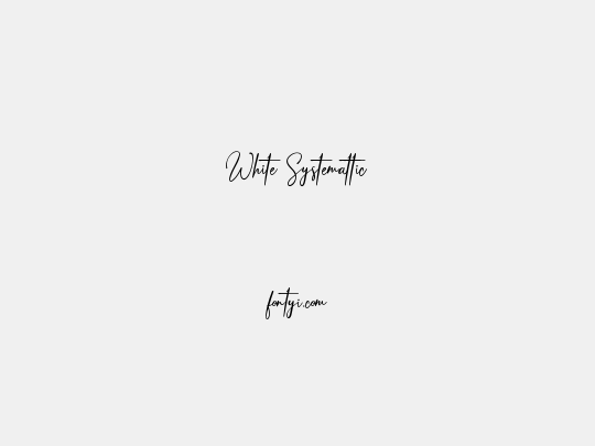 White Systemattic