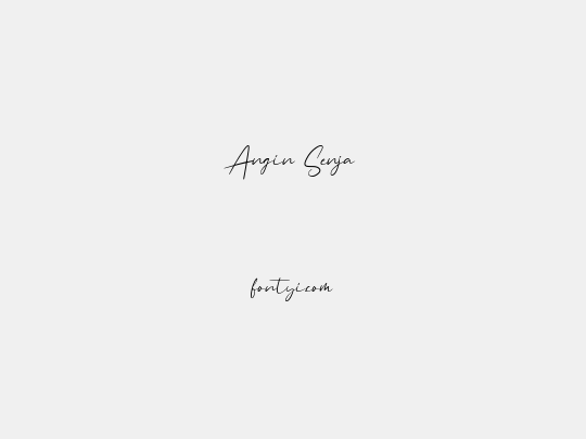 Angin Senja