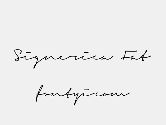 Signerica Fat