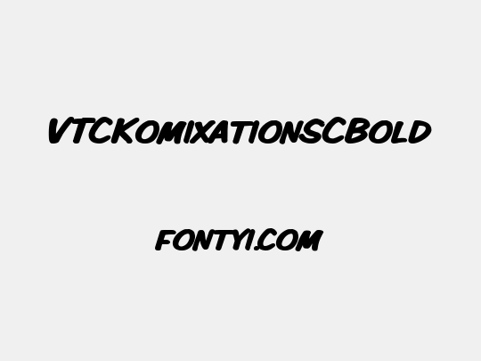 VTCKomixationSCBold