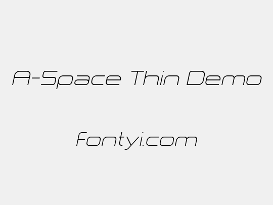 A-Space Thin Demo